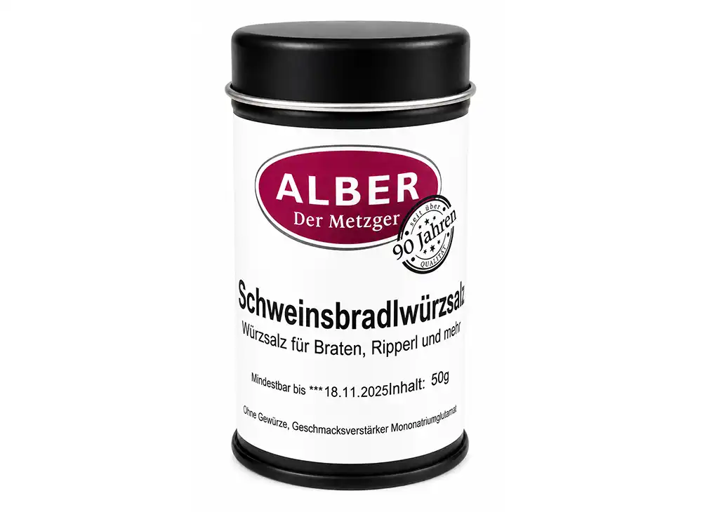 Gewürzdosen Schweinsbradlwürzer 50g Dose