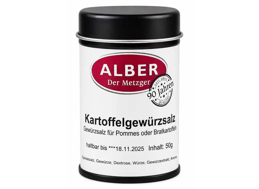 Gewürzdosen Kartoffelgewürzsalz 50g Dose