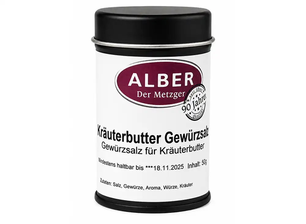 Gewürzdosen Kräuterbutter Gewürz 50g Dose