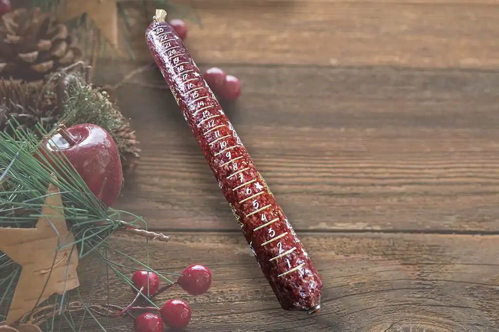 Adventskalendersalami Bild 1