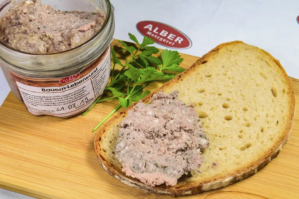 Bauernleberwurst 200g im Glas