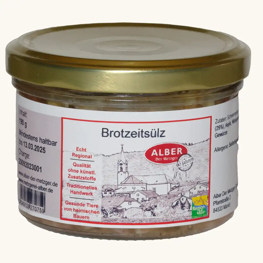 Brotzeitsülz 190g im Glas