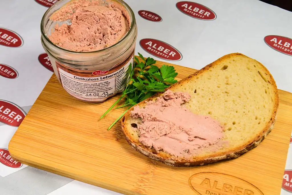 Delikatess Leberwurst 200 ml im Glas Bild 1