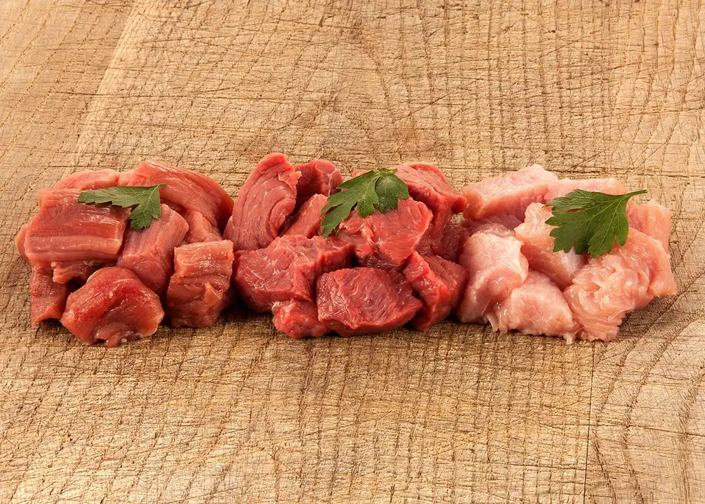 Fondue Fleisch gemischt