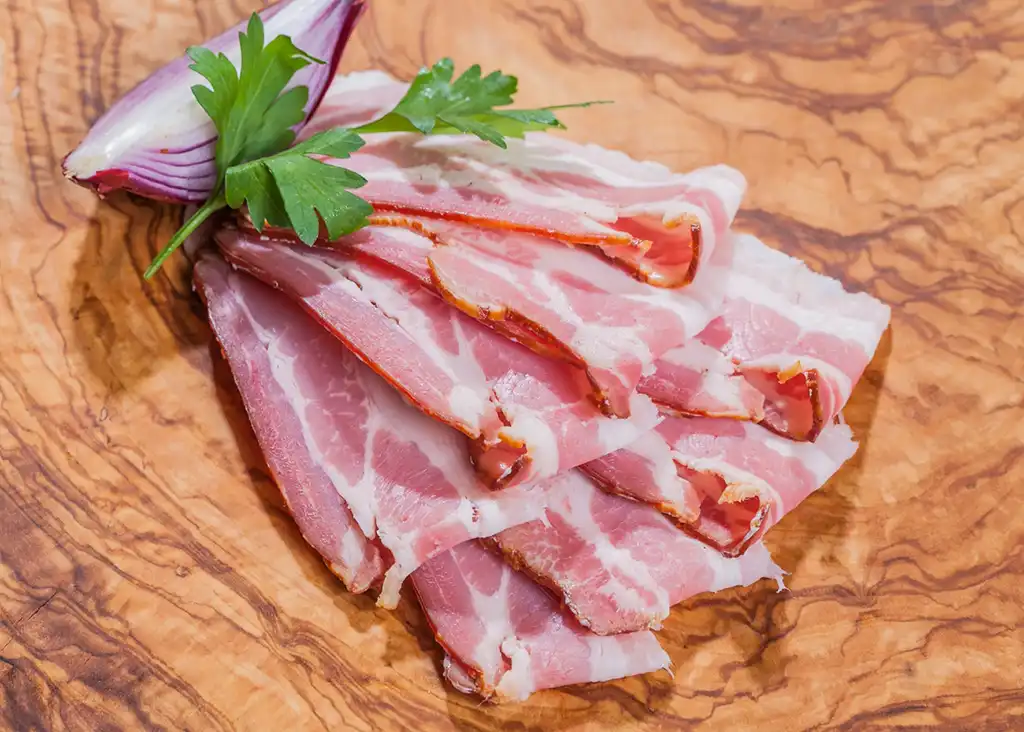Geräucherter Schweinebauch Bild 1