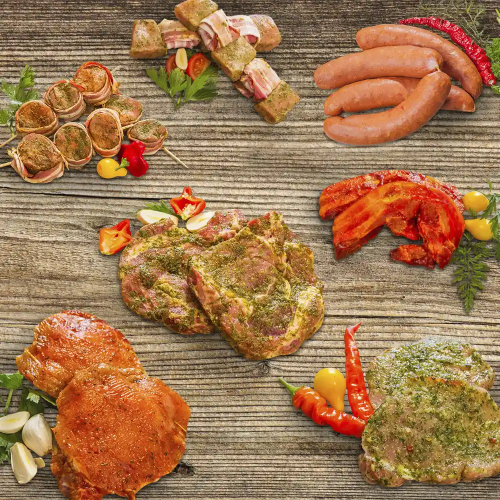 Grillpaket bunt gemischt