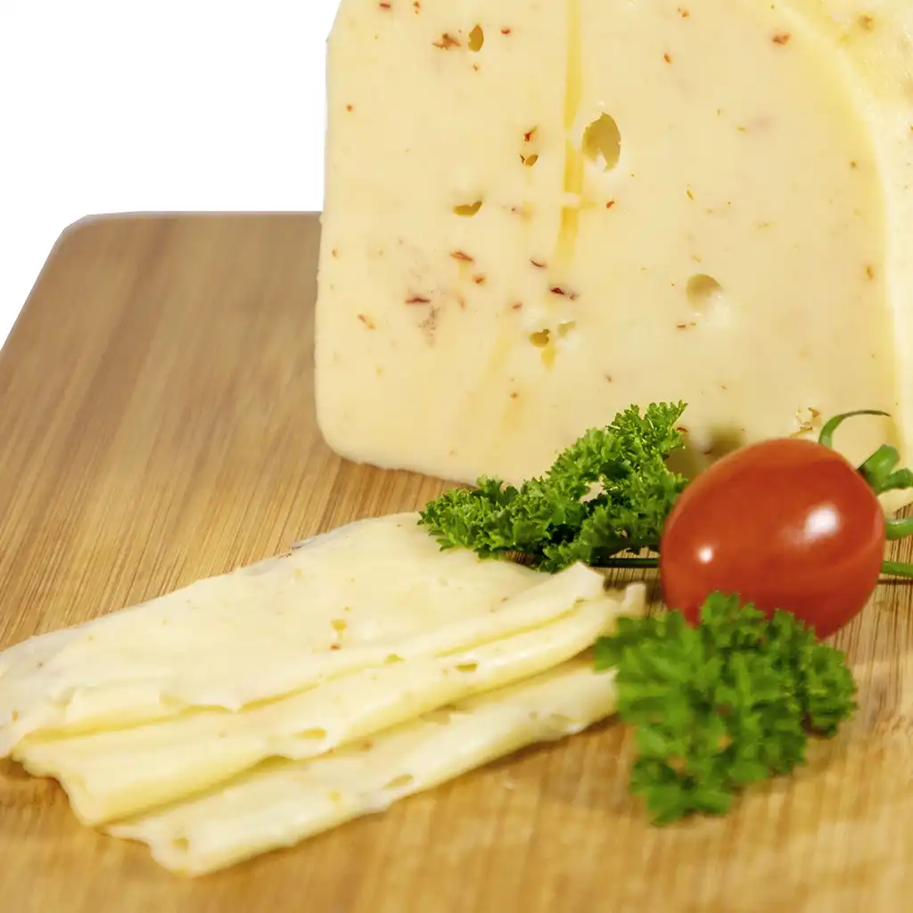 Grünländer Käse Chili 48% Fett i. Tr. Bild 1