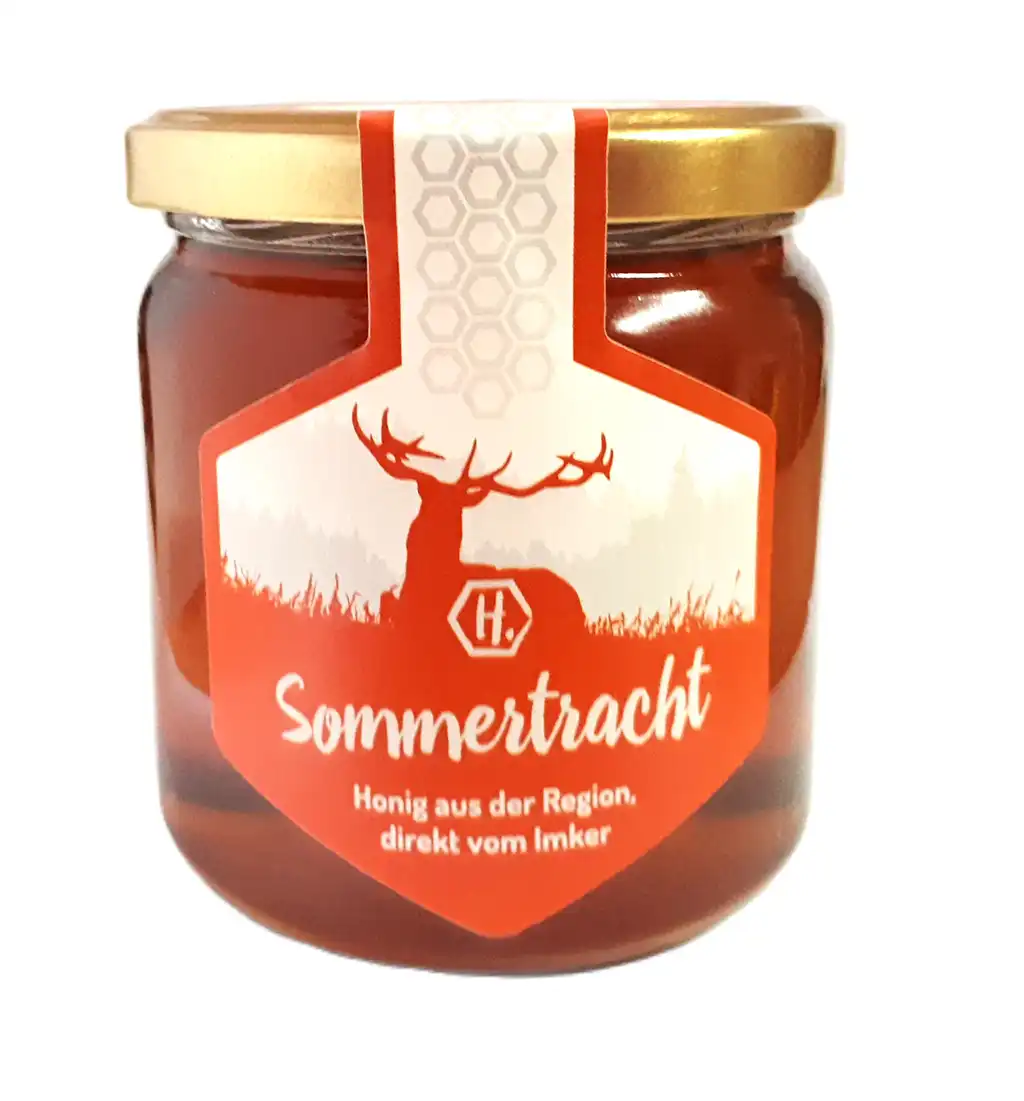 Hirschpointer Honig Somertracht 500g im Glas Bild 1