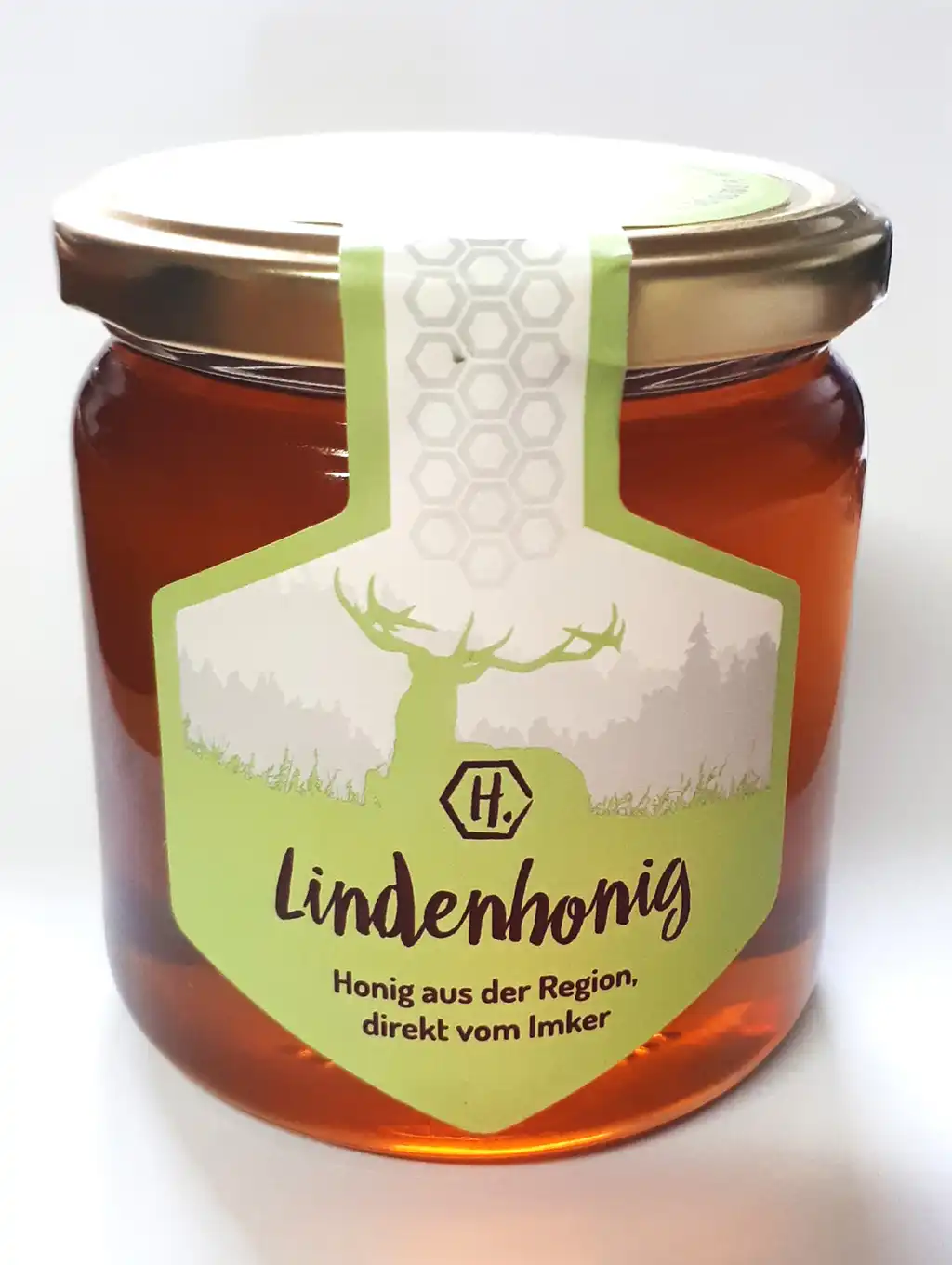 Hirschpointer Lindenhonig 500g im Glas Bild 1