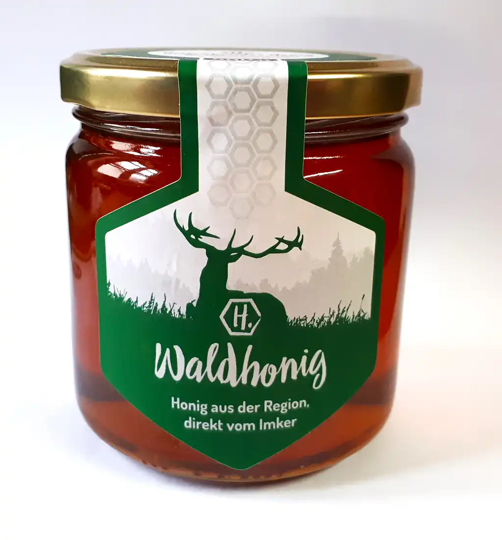 Hirschpointer Waldhonig 500g im Glas Bild 1