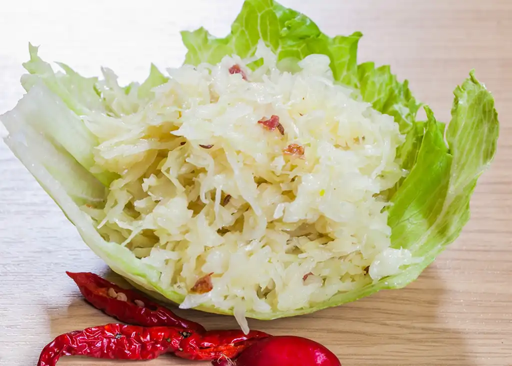 Krautsalat mit Speck
