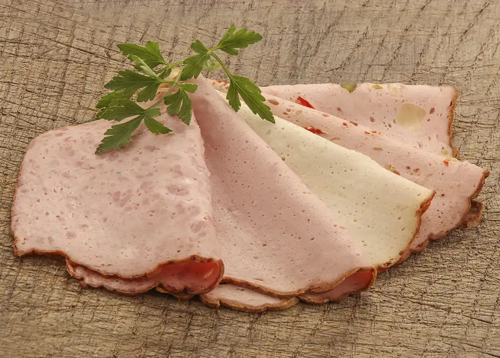 Leberkäseaufschnitt gemischt fünffach sortiert Bild 1