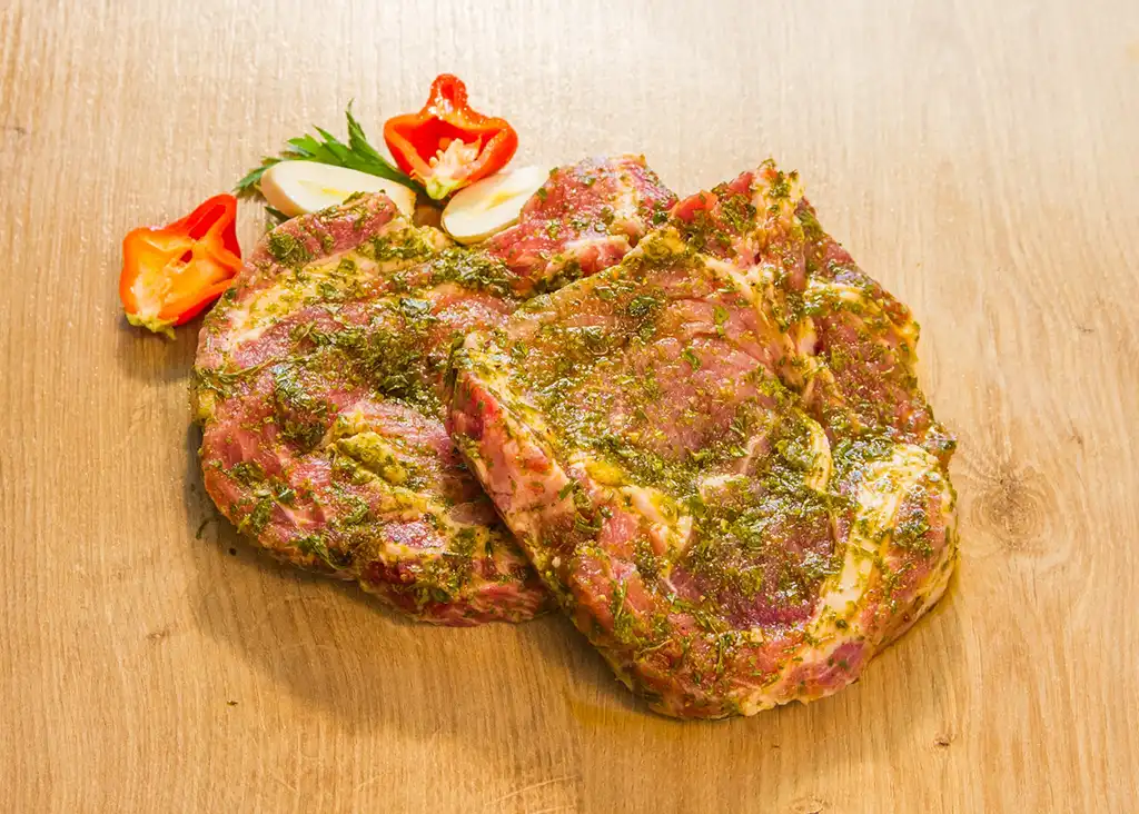 Nackensteak Paprika