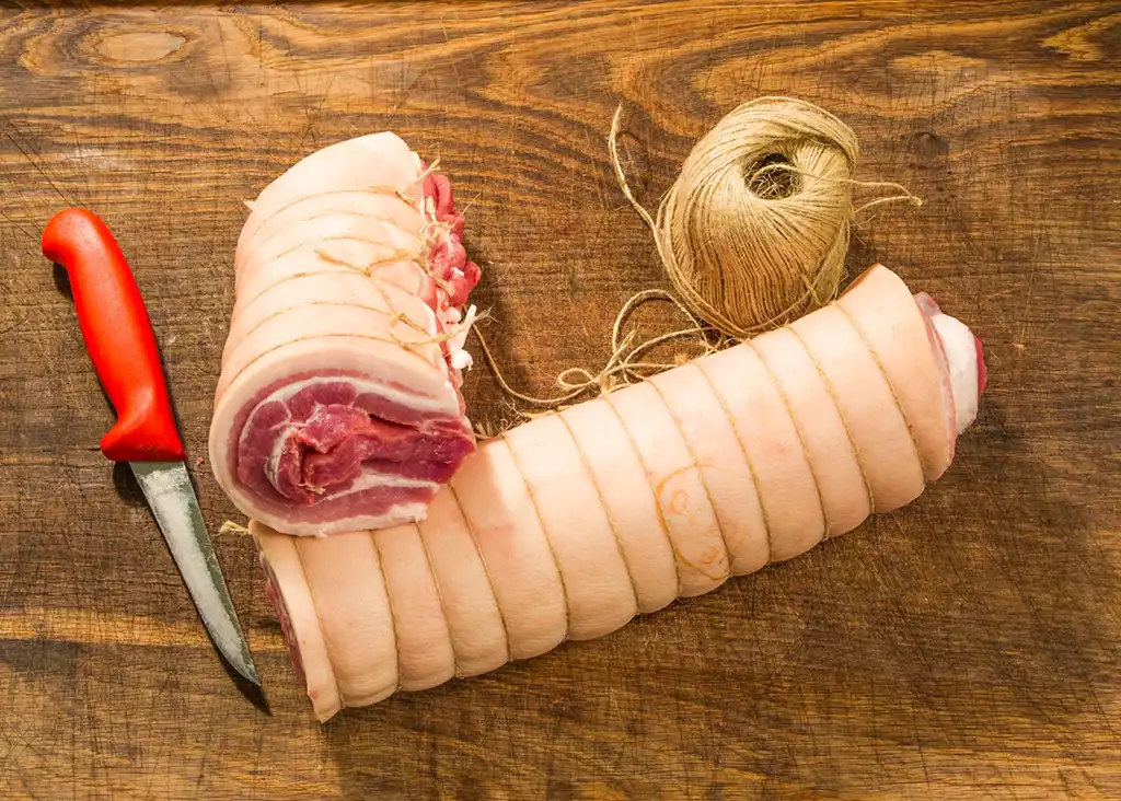 Rollbraten Bauch