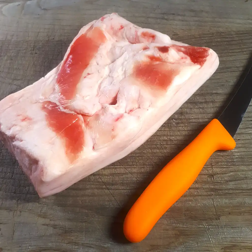 Schweine Rückenspeck roh