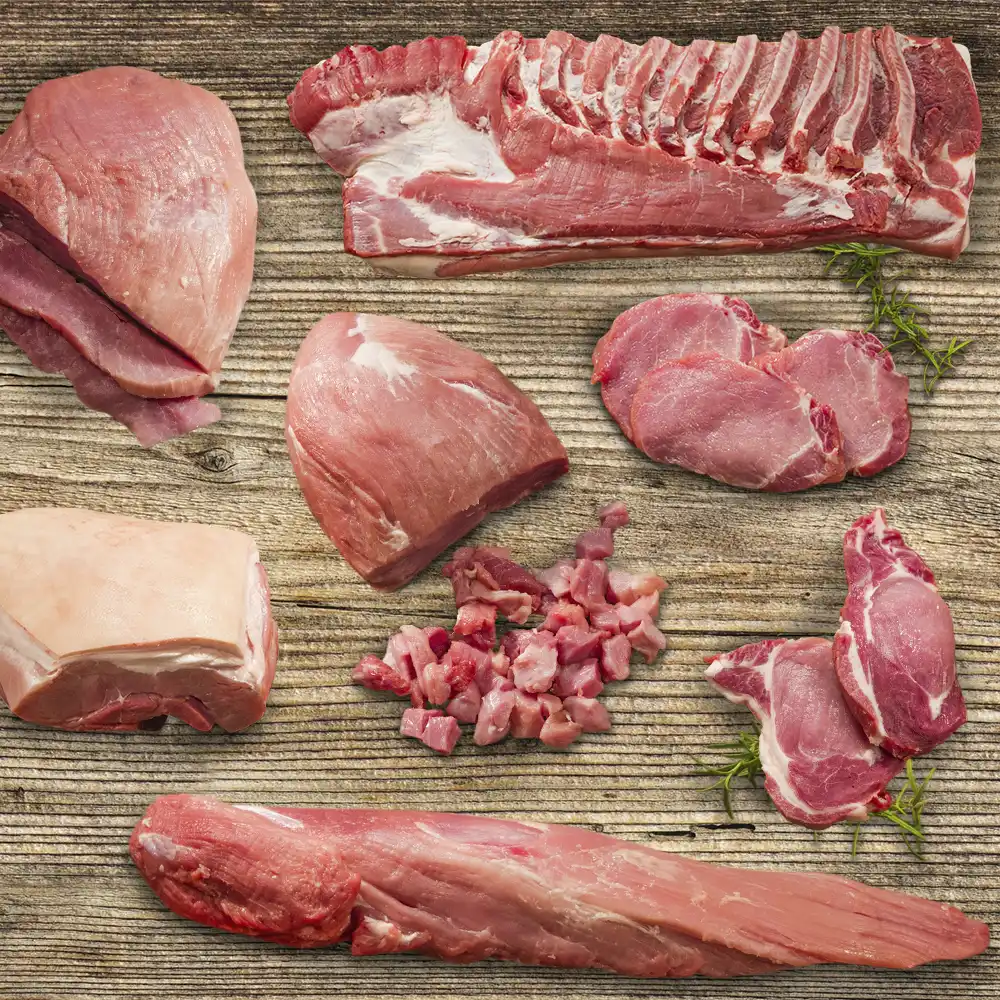 Schweinefleisch 6,5 kg gemischt Vorratspaket Bild 1