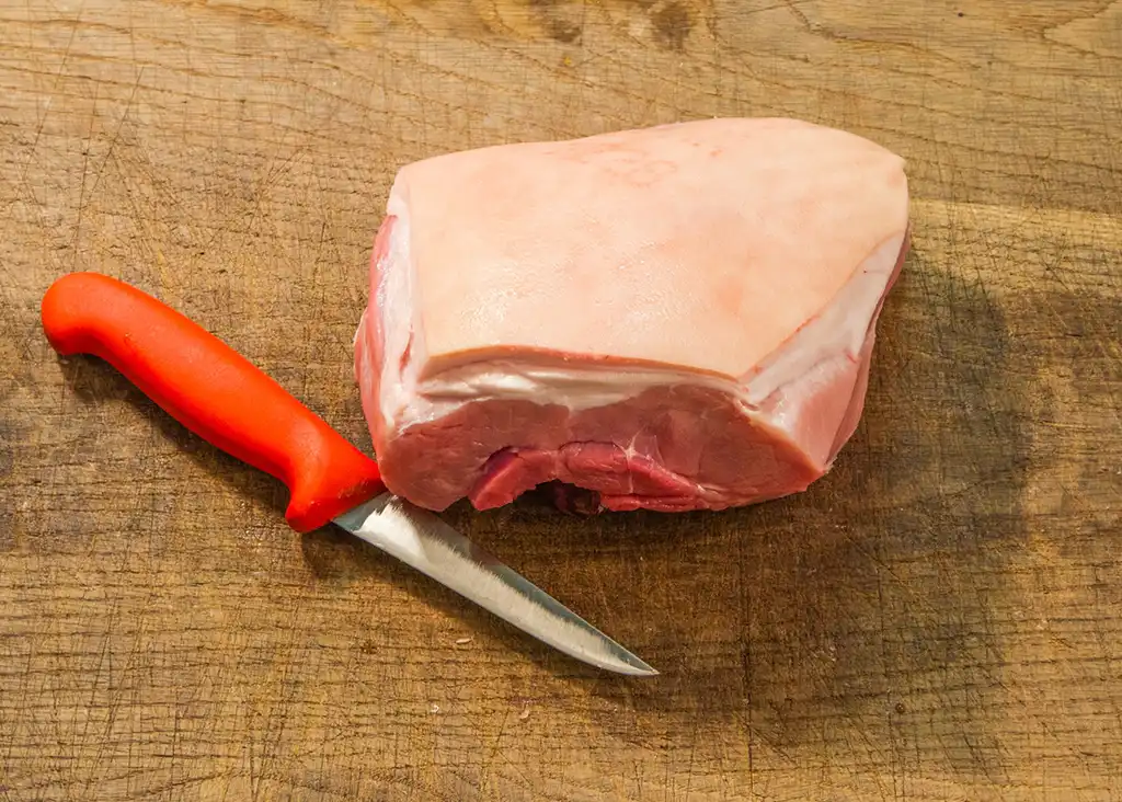 Schweinehüfte mit Schwarte Bild 1