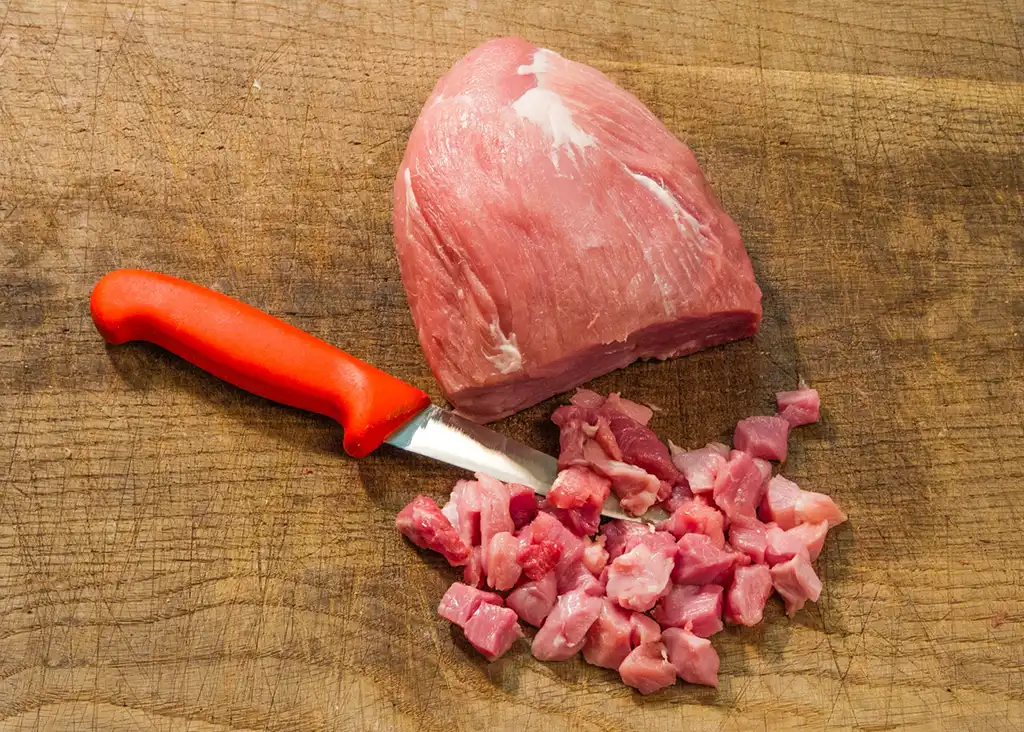 Schweinenuss geschnetzelt Bild 1