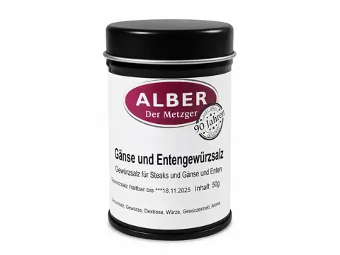 Gewürzdosen Gänse und Entengewürz 50g Dose