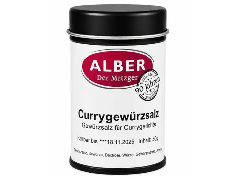 Gewürzdosen Currygewürzsalz 50g Dose