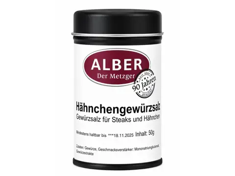 Gewürzdosen Hähnchengewürzsalz 50g Dose