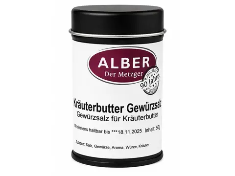 Gewürzdosen Kräuterbutter Gewürz 50g Dose