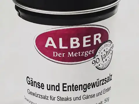 Gewürzdosen Gänse und Entengewürz 50g Dose