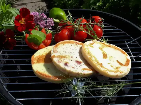 Albers Käse Grilltaler Chili 2 Scheiben à ca. 120g