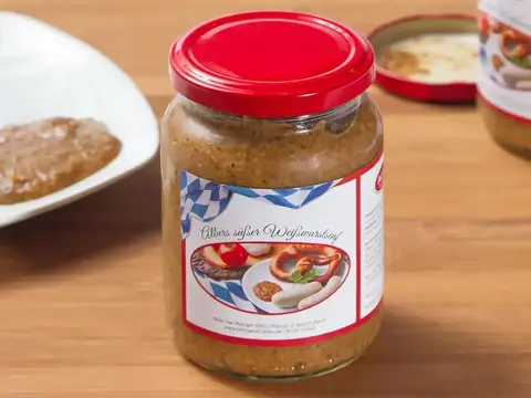 Albers süßer Weißwurstsenf 200 ml im Glas