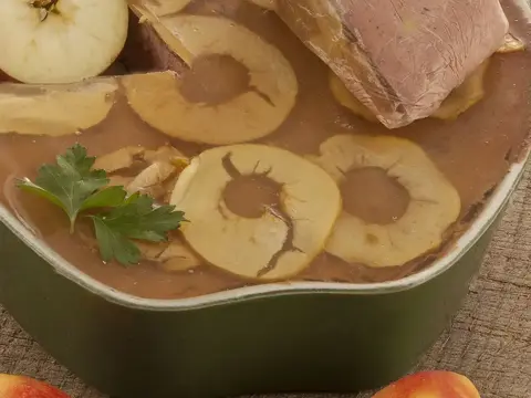Apfelleberpastete hausgemacht 250g Schale