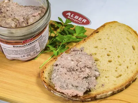 Bauernleberwurst 200g im Glas