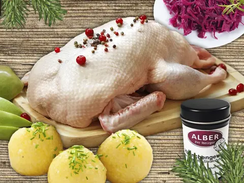 Bayerisches Entenmenü