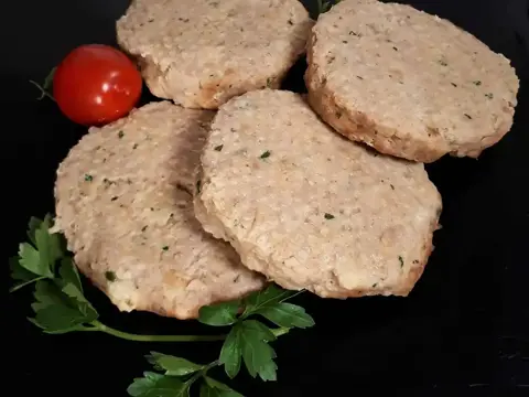Fleischpflänzchen, Frikadellen, Buletten vorgegart 1Stk mit ca 100g