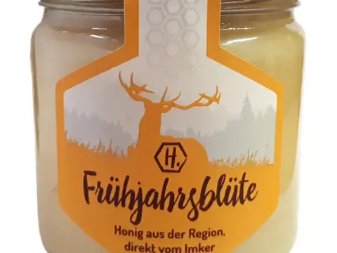 Hirschpointer Honig Frühjahrsblüte 500g im Glas