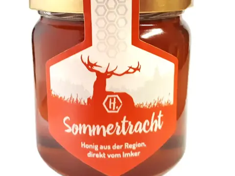 Hirschpointer Honig Somertracht 500g im Glas