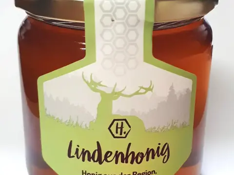 Hirschpointer Lindenhonig 500g im Glas
