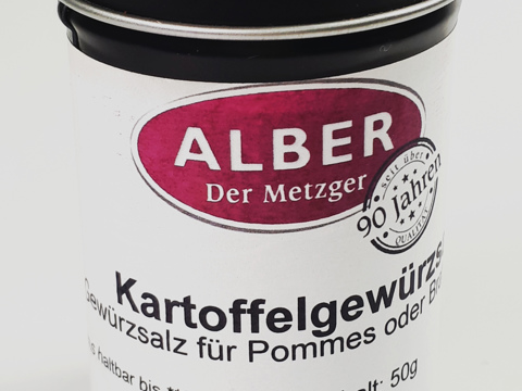 Gewürzdosen Kartoffelgewürzsalz 50g Dose