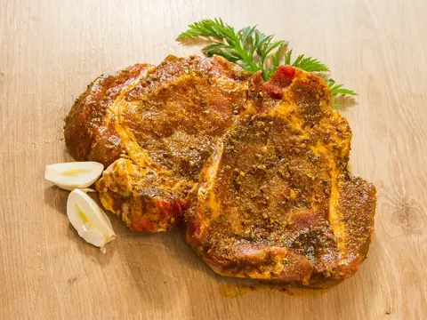 Nackensteak Kräuter Knoblauch