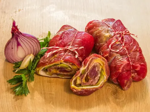 Rinderrouladen gefüllt Hausfrauenart