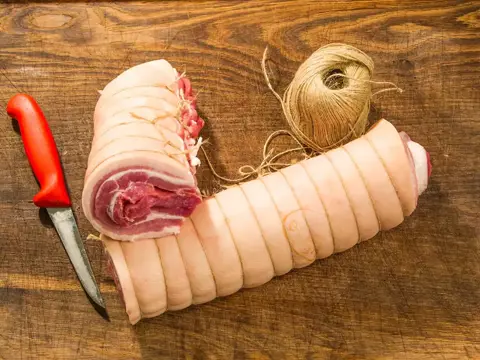 Rollbraten Bauch