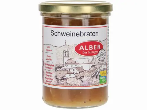 Schweinebraten 400g im Glas