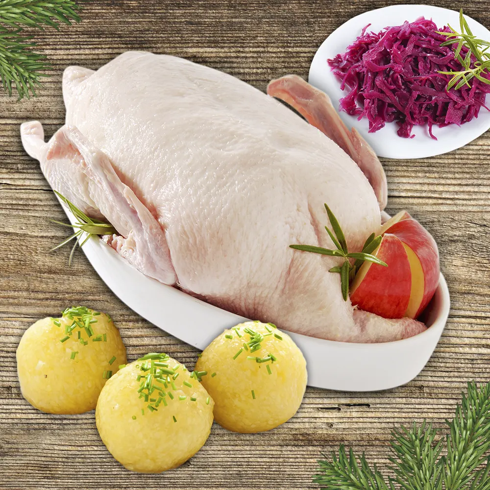 Weihnachtsgans Komplettpaket