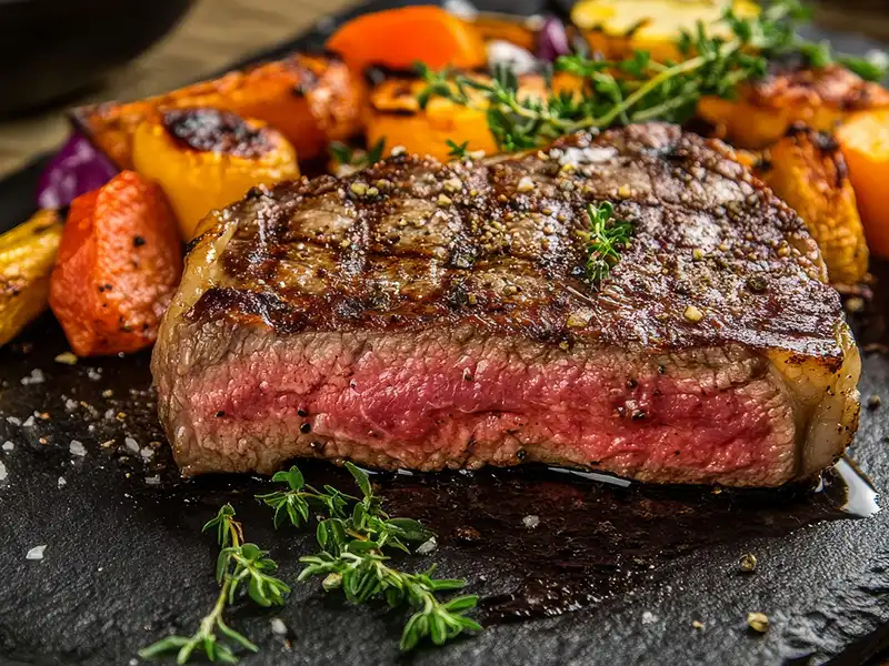 Entrecôte von der Gaskugel