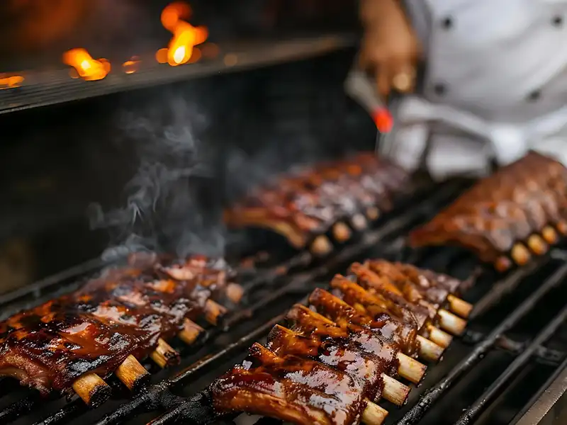 Rinderrippchen vom Grill (Smoker / Indirekt)