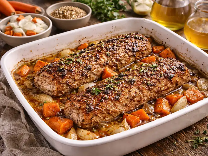 Schweinefilet im Ofen – Deutsch klassisch